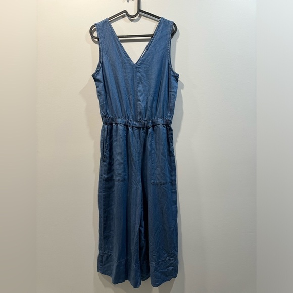 Splendid Pants - Splendid 100% Lyocell Denim Cropped Jumpsuit